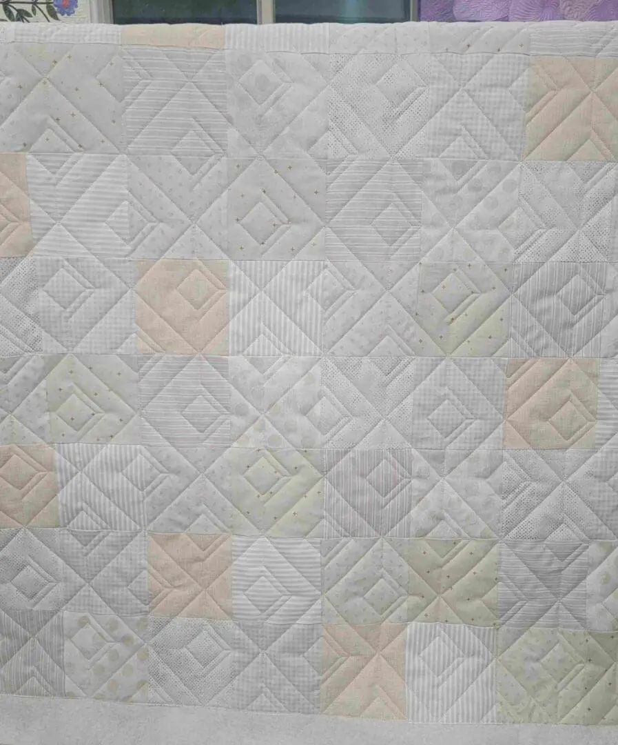 A close up of the fabric for a mattress